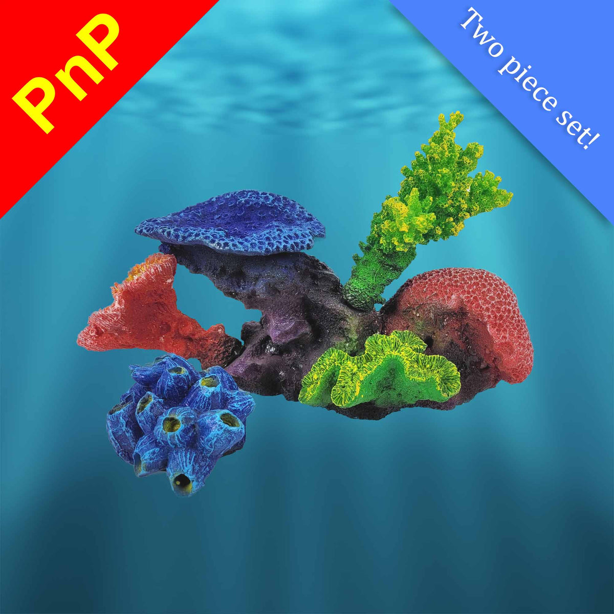 PNP0009 Artificial Fake Coral Aquarium Decor for Marine Tanks